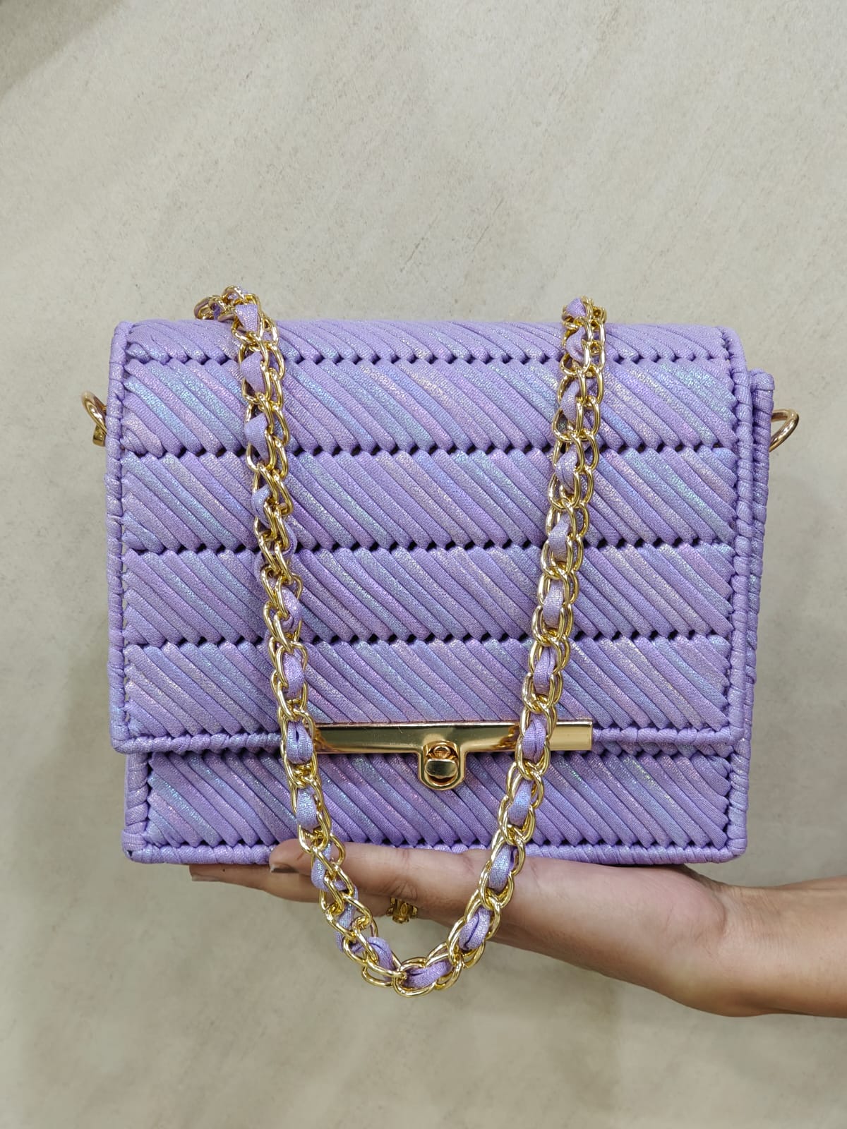 METALLIC - LAVENDER TWIST